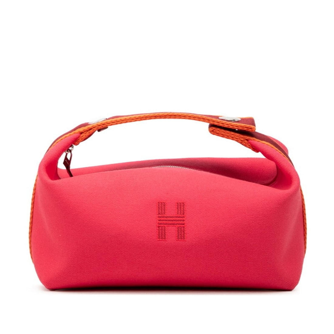 Hermes Bride à Black PM Handbag, Handbag/Pouch, Pink Hibiscus Pattern, Toile H, Women's HERMES: --- Catalog ---Category: SizeSize (HxWxD): 11cm x 20cm x 12.5cm / 4.33'' x 7.87'' x 4.92''Category: DesignType: Handbag, PouchColor: PinkGender: WomenMaterial: Toile H Category: GeneralBrand:
