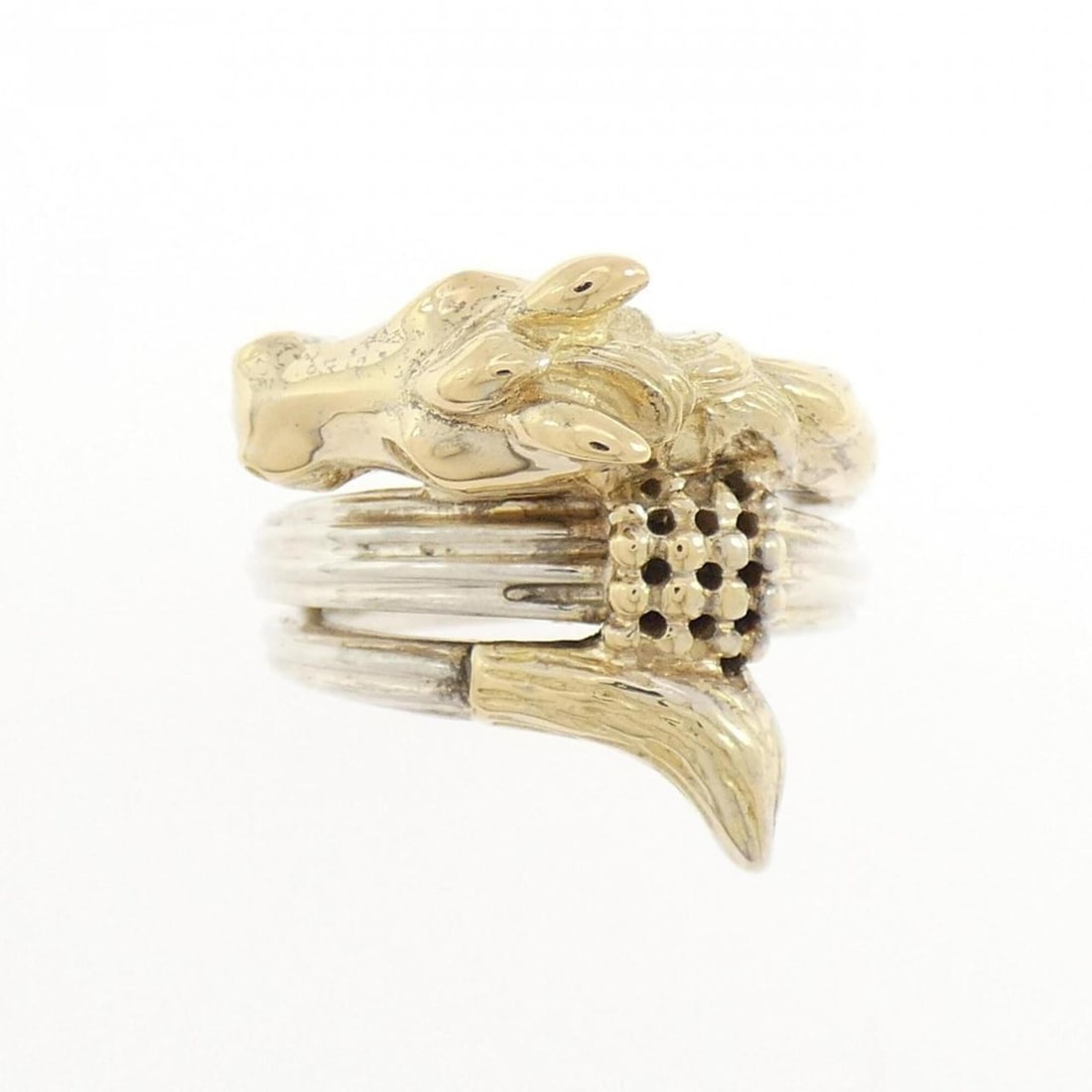 Hermes 925 750YG Ring - 2