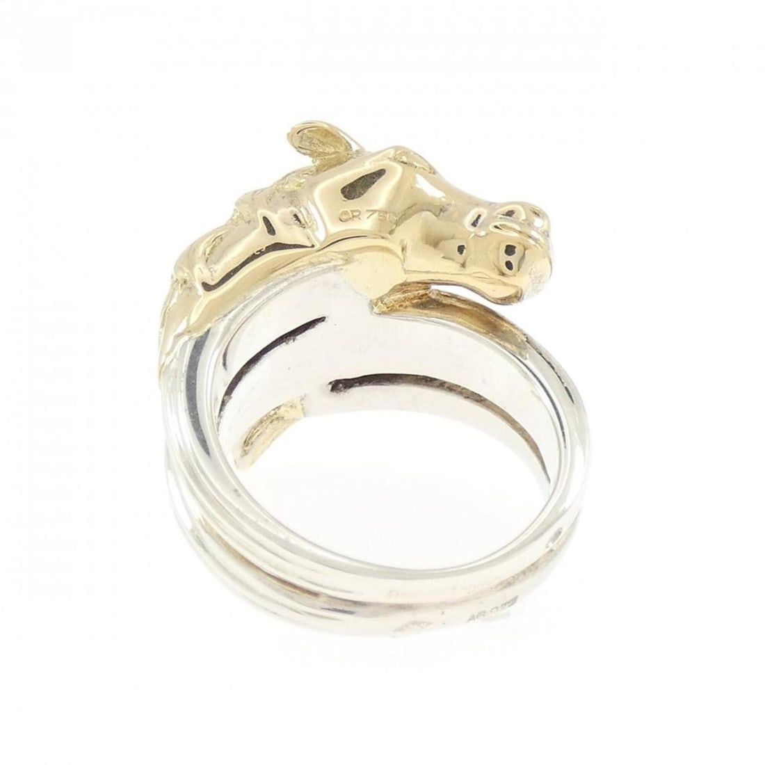 Hermes 925 750YG Ring - 3