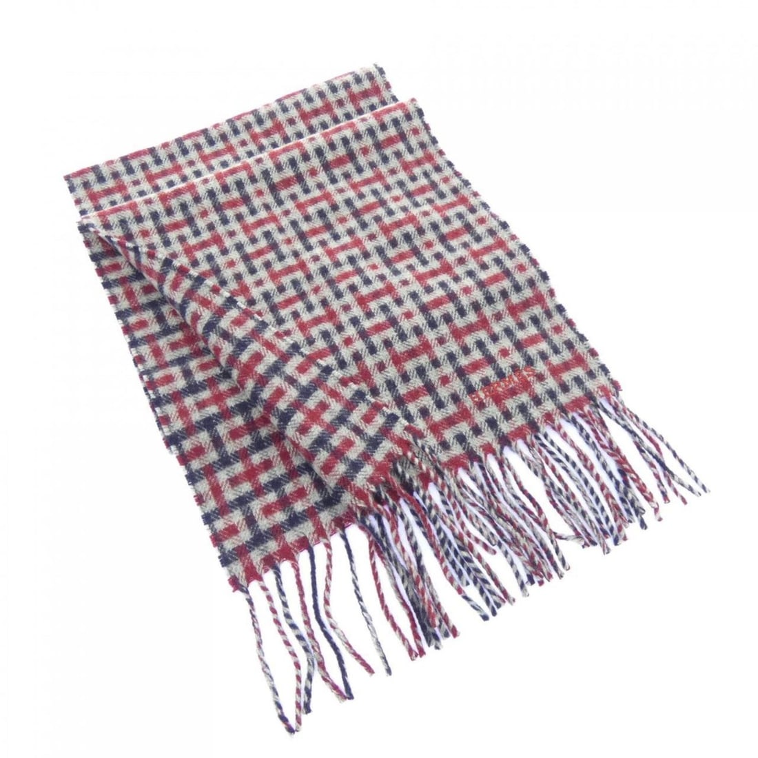 Hermes scarf: --- Catalog ---Category: SizeSize (LxW): 1.49m x 26.5cm / 58.66'' x 10.43''Category: DesignType: StoleColor: Gray, Navy, Red colorCategory: GeneralBrand: Hermes--- Item List ---Section: ConditionRanki