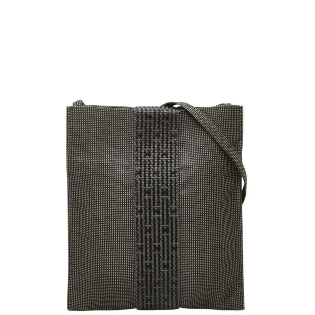 Hermes Herline Crossbody Shoulder Bag Pochette, Gray Canvas, Women's HERMES: --- Catalog ---Category: SizeSize (HxWxD): 19cm x 16.5cm x 1cm / 7.48'' x 6.49'' x 0.39''Category: DesignType: Pochette, Shoulder bagColor: GrayGender: WomenMaterial: Canvas Category: GeneralBrand: