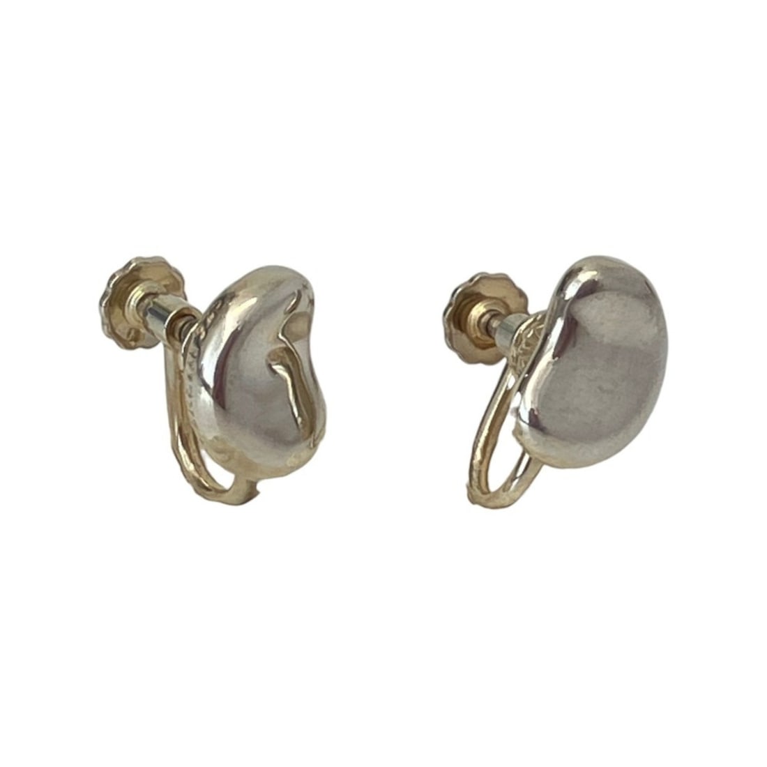 TIFFANY & Co. Beans Earrings, 925 Sterling Silver, Women's Accessory: --- Catalog ---Category: SizeSize (HxWxD): 1.50mm x 0.70mm / 0.06'' x 0.03''Category: DesignType: Clip earringsColor: SilverGender: WomenMaterial: Silver 925Category: GeneralBrand: Tiffany--- Item