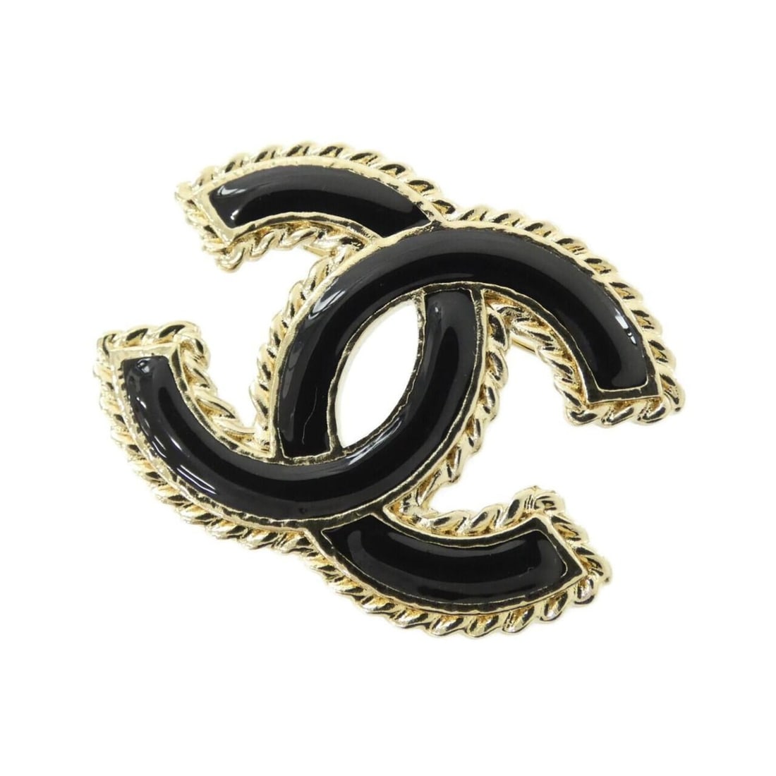 Chanel ABC538 Brooch: --- Catalog ---Category: SizeSize (HxWxD): 3.5cm x 4.5cm / 1.37'' x 1.77''Category: DesignType: BroochColor: Black, GoldGender: WomenCategory: GeneralMPN: ABC538Brand: Chanel--- Item List ---Section: