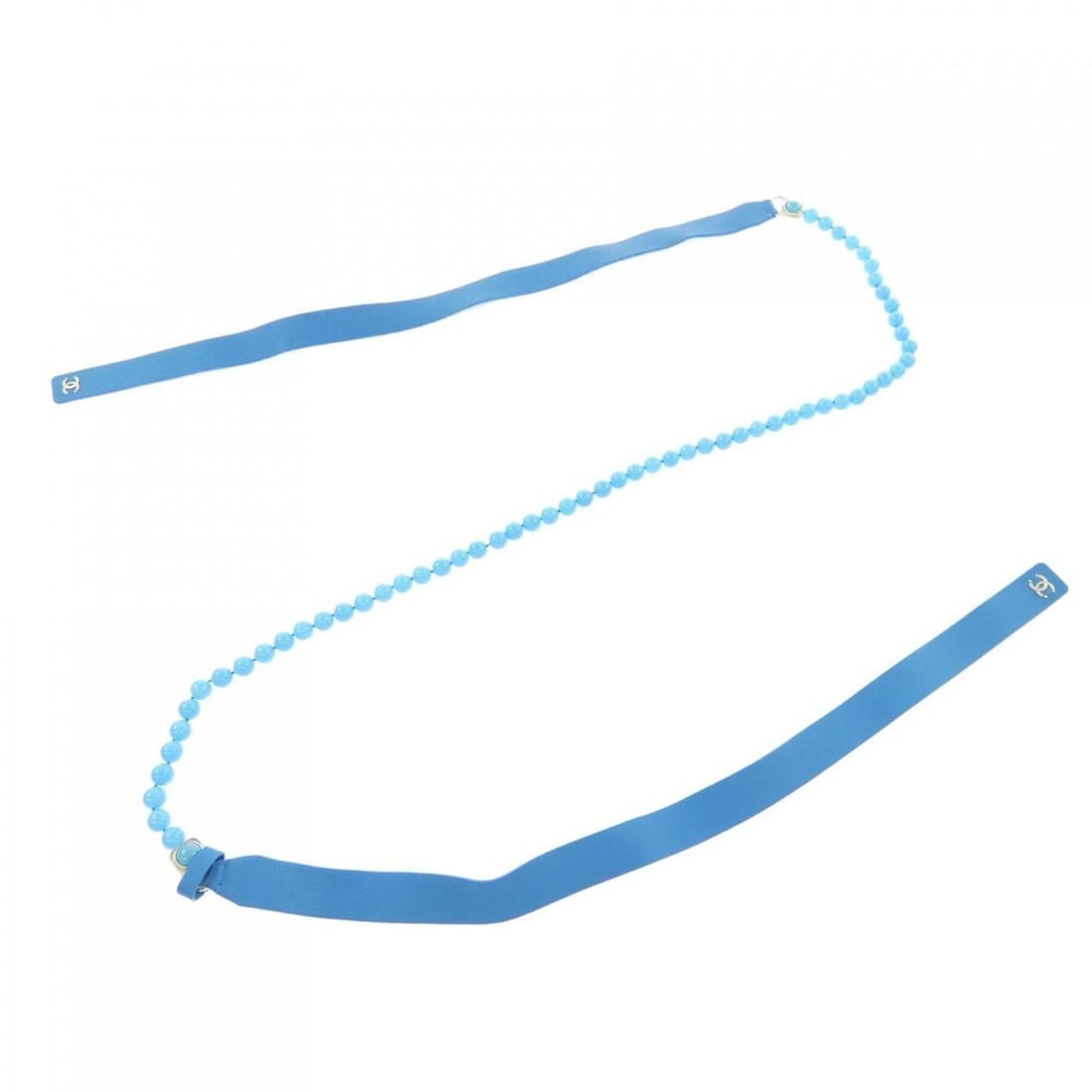 Chanel AA8260 Belt: --- Catalog ---Category: SizeWidth: 1cm / 0.39''Length: 157cm / 61.81''Category: DesignType: Standard beltColor: BlueGender: WomenLeather/Fur Type: LambskinMaterial (Strap): Leather Category:
