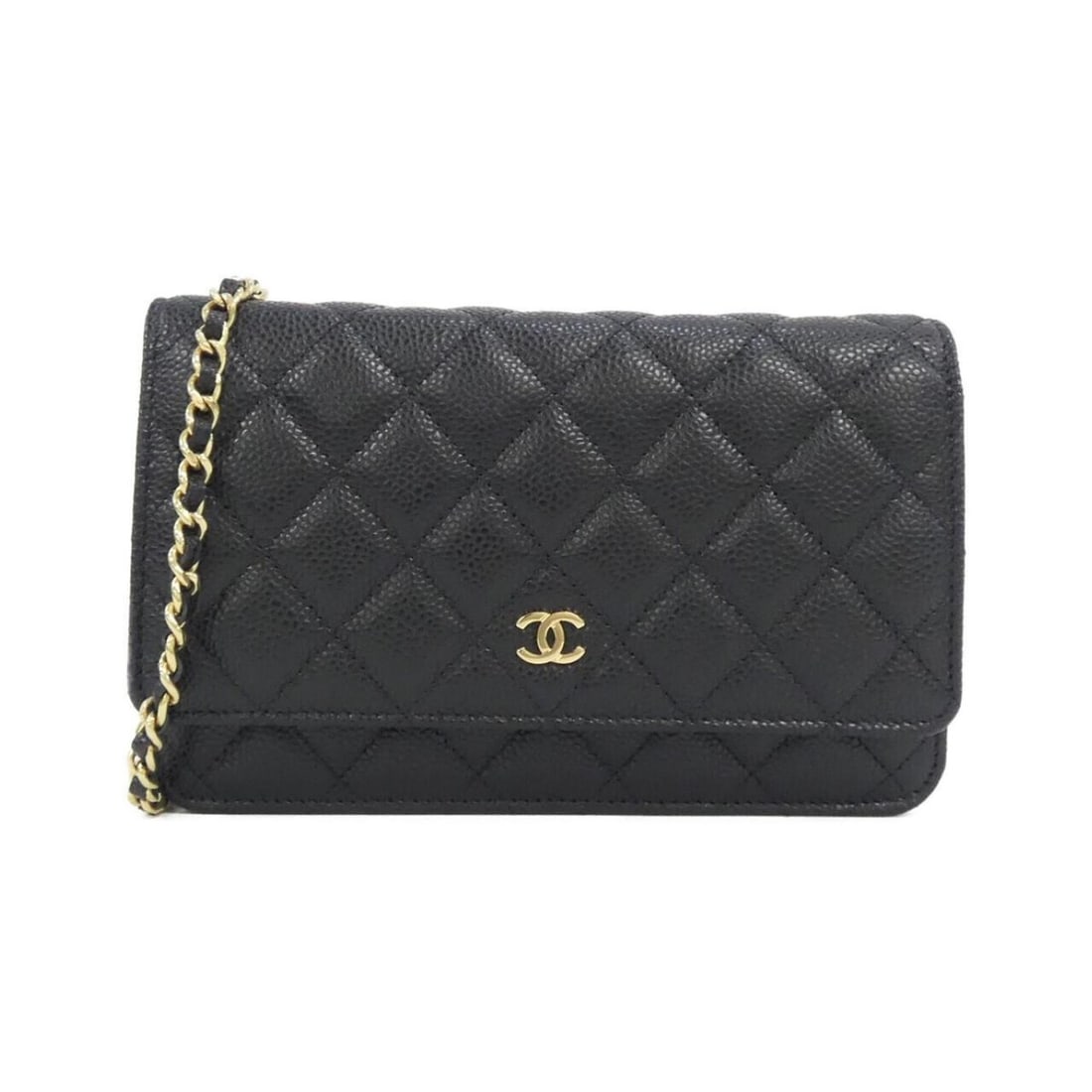 Chanel Timeless Classic Line AP0250 Wallet Chain: --- Catalog ---Category: SizeSize (HxWxD): 12cm x 19cm x 4cm / 4.72'' x 7.48'' x 1.57''Category: DesignType: Chain/Shoulder walletColor: BlackGender: WomenMaterial: Grained Calfskin Category: GeneralM