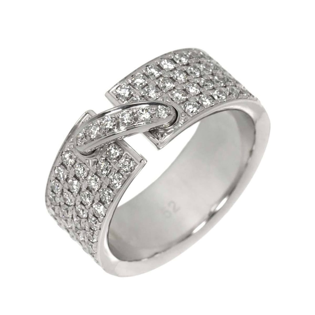 Chaumet Liens Ring #52, Diamond, 18K White Gold (750): --- Catalog ---Category: SizeJP Size: 11US Size: 6Category: DesignType: Band ringColor: SilverGender: WomenMaterial: White gold (18K)Category: GeneralBrand: Chaumet--- Item List ---Section: ConditionR