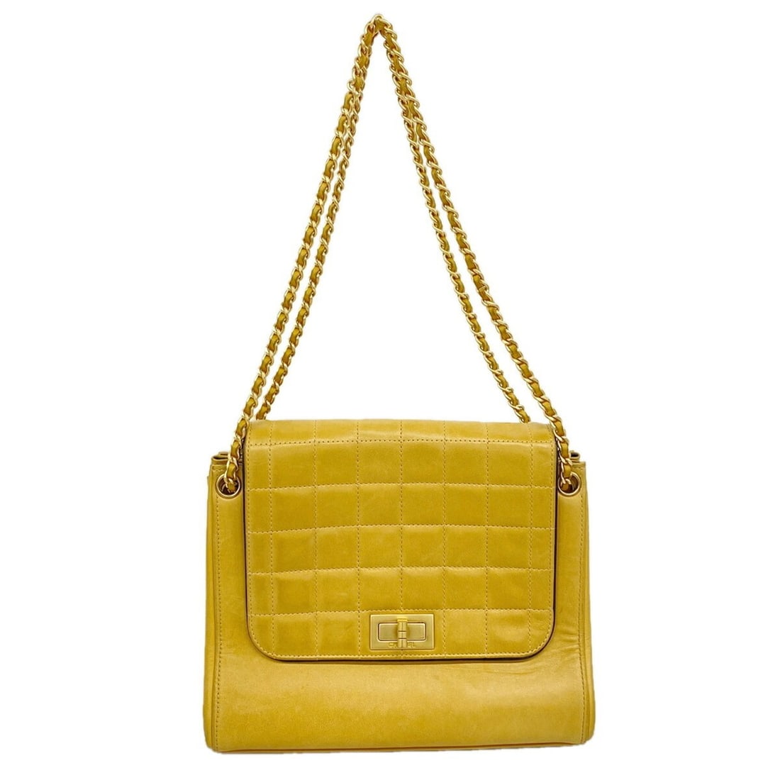 Chanel Shoulder Bag 2.55 Chocolate Bar Chain Lambskin Brown Women's P3556128: --- Catalog ---Category: SizeSize (HxWxD): 21.5cm x 23cm x 12cm / 8.46'' x 9.05'' x 4.72''Category: DesignType: Shoulder bagColor: BrownGender: WomenMaterial: Leather Hardware Color: GoldLeather/Fur T