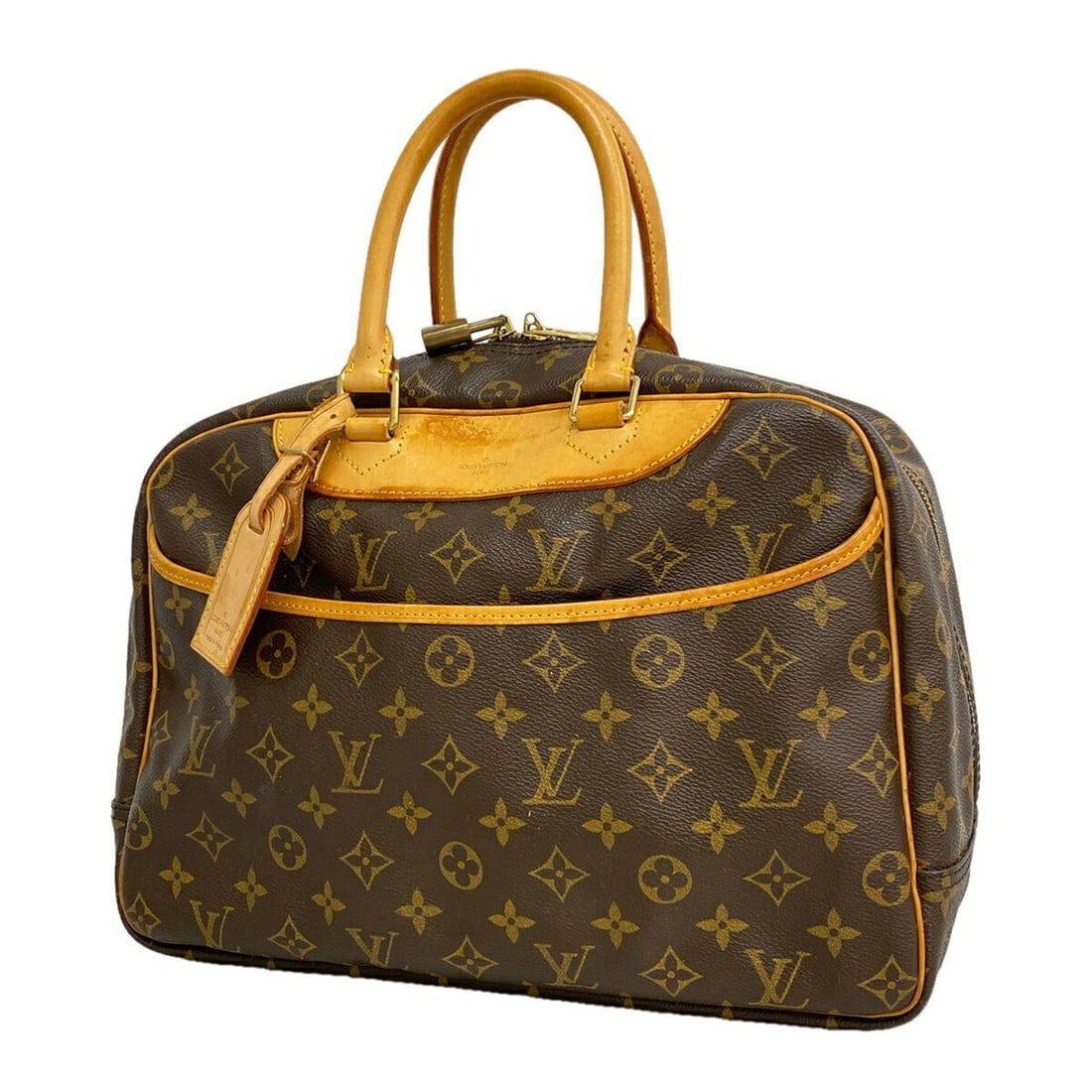 Louis Vuitton Monogram Deauville Handbag M47270 Brown Women's P3555317: --- Catalog ---Category: SizeSize (HxWxD): 26cm x 34cm x 13cm / 10.23'' x 13.38'' x 5.11''Category: DesignType: HandbagColor: BrownGender: WomenCategory: GeneralMPN: M47270Brand: Louis Vuitton--- Item