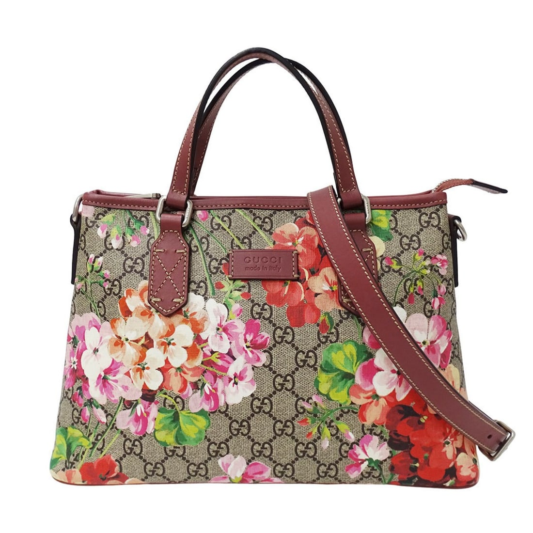 Gucci GUCCI Women's Handbag, Brand Handbag/Shoulder Bag, 2-way, GG Supreme Canvas, Red/Beige,: --- Catalog ---Category: SizeSize (HxWxD): 21cm x 31cm x 11cm / 8.26'' x 12.2'' x 4.33''Category: DesignType: Handbag, Shoulder bagColor: Beige, Red colorGender: WomenMaterial: GG Supreme Category: Ge