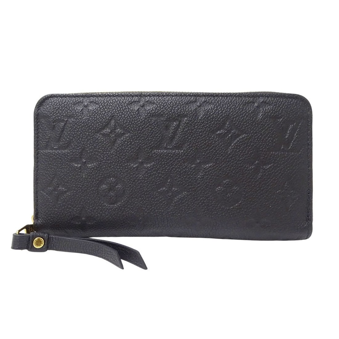 Louis Vuitton LOUIS VUITTON Women's Wallet, Brand Name Long Monogram Empreinte, Zippy Noir Black,: --- Catalog ---Category: SizeSize (HxWxD): 11cm x 19.5cm x 2.5cm / 4.33'' x 7.67'' x 0.98''Category: DesignColor: Black, NoirGender: WomenMaterial: Monogram Empreinte Category: GeneralMPN: M61864Brand