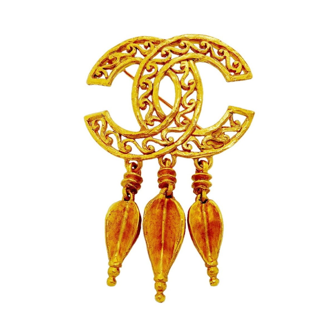 Chanel Brooch, Coco Mark, GP Plated Gold, Women's, P3570653: --- Catalog ---Category: SizeSize (HxWxD): 7.37cm x 4.59cm / 2.9'' x 1.8''Category: DesignType: BroochColor: GoldGender: WomenMaterial: Gold platingCategory: GeneralBrand: Chanel--- Item List ---Secti