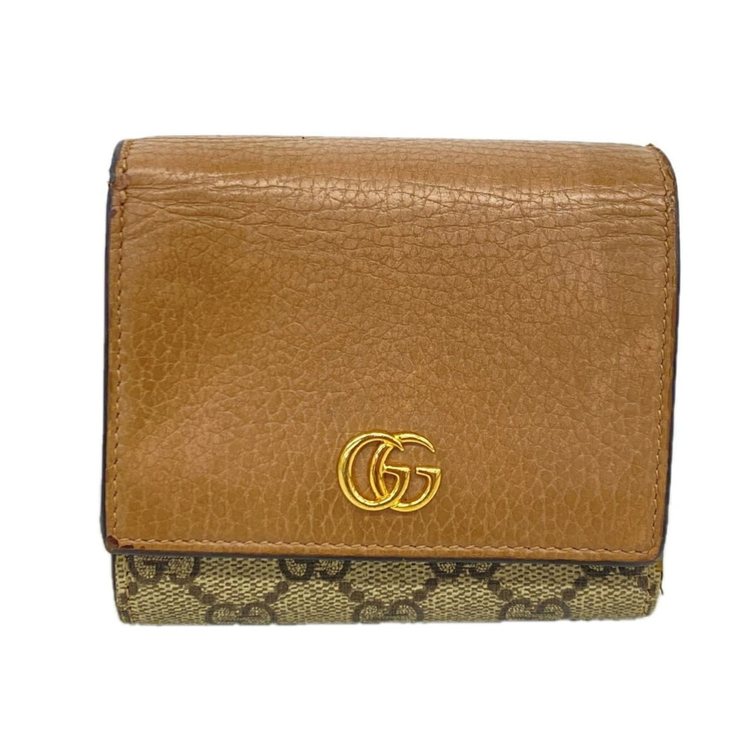 Gucci GG Marmont Supreme Leather Wallet, Brown, 598587, Women's, P3565086: --- Catalog ---Category: SizeSize (HxWxD): 10cm x 11cm x 3cm / 3.93'' x 4.33'' x 1.18''Category: DesignType: Wallet (bi-fold)Color: BrownGender: WomenMaterial: PVC , Leather Category: GeneralMPN: 5985
