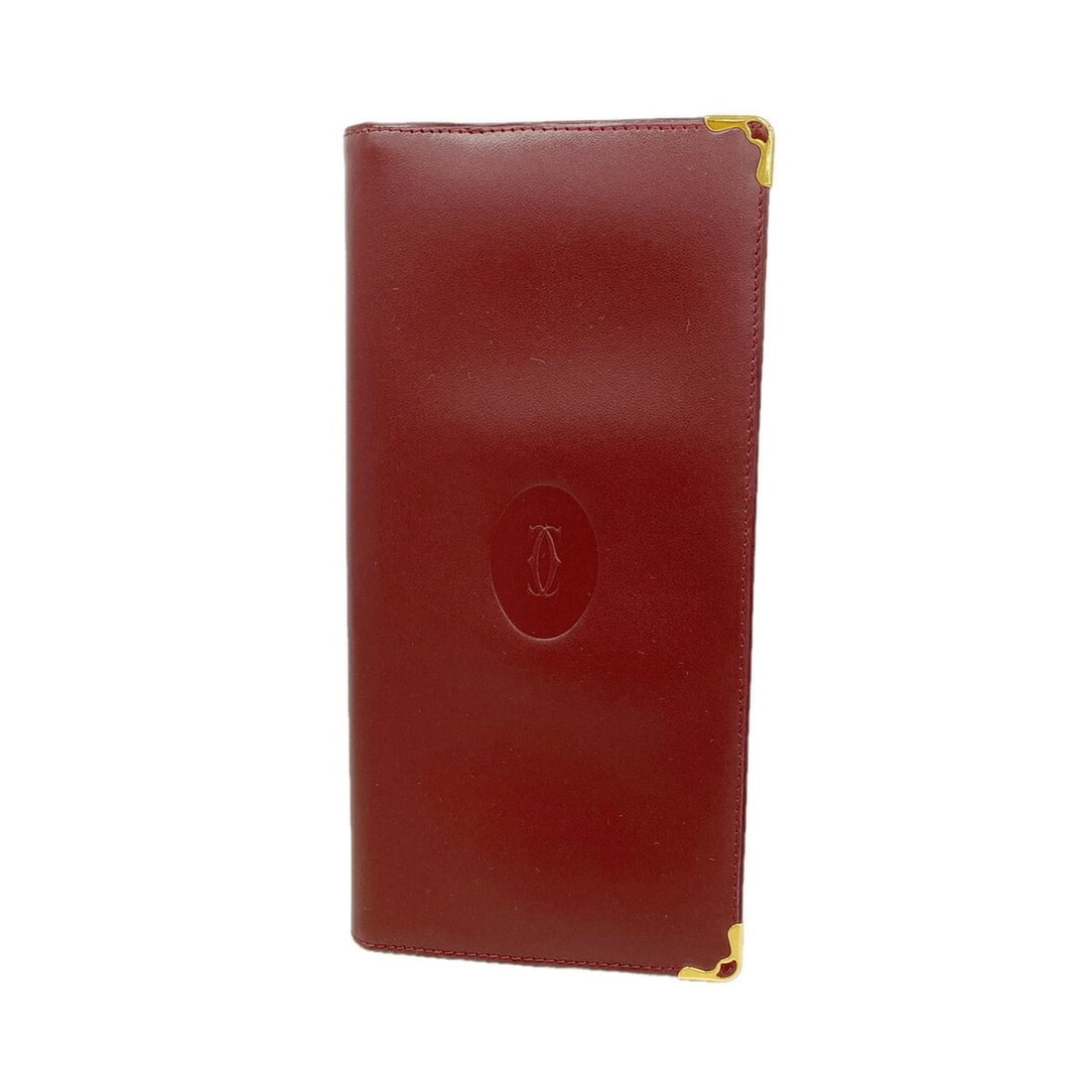 Cartier Long Wallet Must Leather Bordeaux Women's P3563261: --- Catalog ---Category: SizeSize (HxWxD): 19cm x 9.5cm x 1.5cm / 7.48'' x 3.74'' x 0.59''Category: DesignType: Long wallet (bi-fold)Color: BordeauxGender: WomenMaterial: Leather Category: GeneralBran