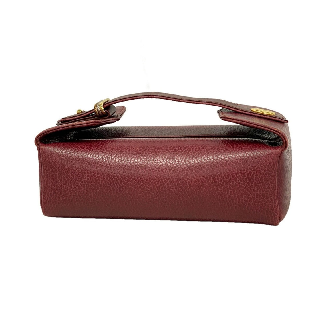 Cartier Trinity Leather Vanity Bag, Bordeaux Gold, Women's, P3558811: --- Catalog ---Category: SizeSize (HxWxD): 8cm x 21cm x 11cm / 3.14'' x 8.26'' x 4.33''Category: DesignType: Vanity bagColor: BordeauxGender: WomenMaterial: Leather Hardware Color: Gold, SilverCategor