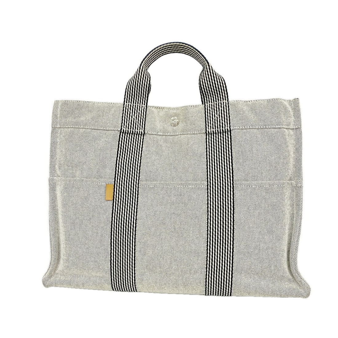 Hermes New Fourre-Tout MM Canvas Tote Bag, Gray, Men's/Women's, P3558166: --- Catalog ---Category: SizeSize (HxWxD): 31cm x 42cm x 10cm / 12.2'' x 16.53'' x 3.93''Category: DesignType: Tote bagColor: GrayGender: Men,WomenMaterial: Canvas Hardware Color: SilverCategory: Gene