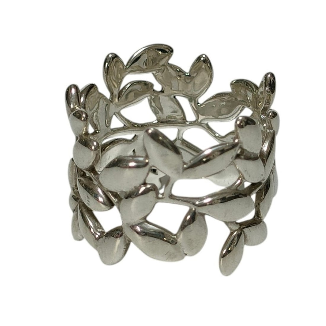 TIFFANY&Co. Tiffany & Co. AG925 Paloma Picasso Aubrief Ring, Size 1, Silver, Women's: --- Catalog ---Category: SizeJP Size: 11US Size: 6Category: DesignType: Band ringColor: SilverGender: WomenMaterial: Silver 925Category: GeneralBrand: Tiffany--- Item List ---Section: ConditionRanking