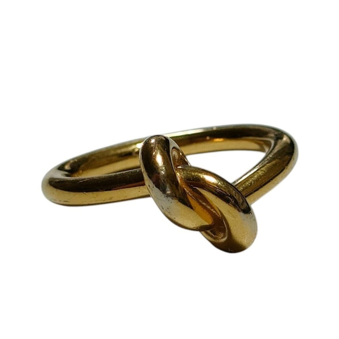 CELINE Knot Ring, Size 50, Gold Color, Men's/Women's.: --- Catalog ---Category: SizeJP Size: 11US Size: 6Category: DesignType: Band ringGender: Men,WomenCategory: GeneralBrand: Celine--- Item List ---Section: ConditionRanking: Rank A Used - A few traces o