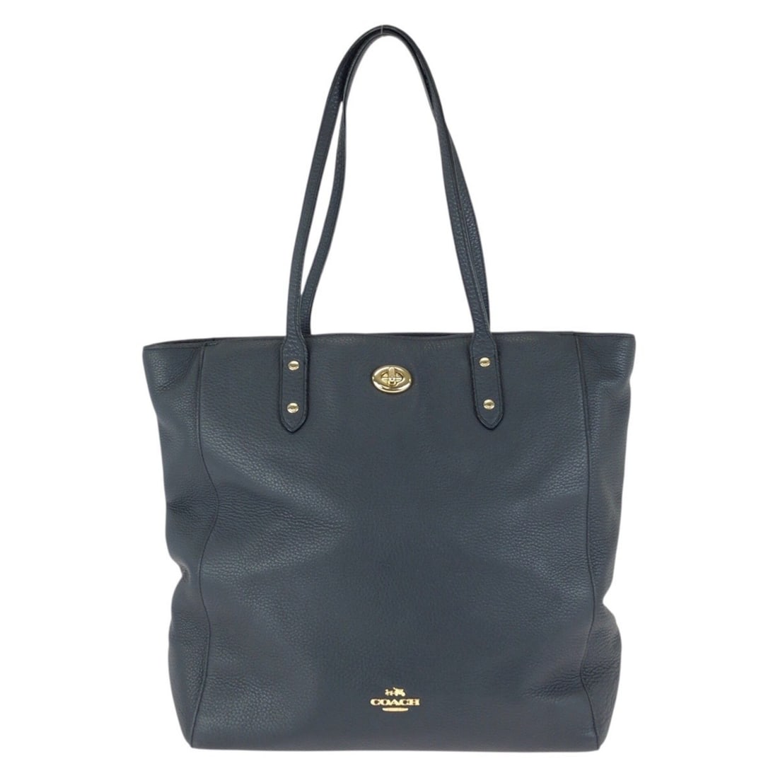 COACH F12184 Navy Leather Tote Bag/Shoulder Bag for Women: --- Catalog ---Category: SizeSize (HxWxD): 32cm x 38cm x 12cm / 12.59'' x 14.96'' x 4.72''Category: DesignType: Shoulder bag, Tote bagColor: NavyGender: WomenMaterial: Leather Category: GeneralMPN: F1