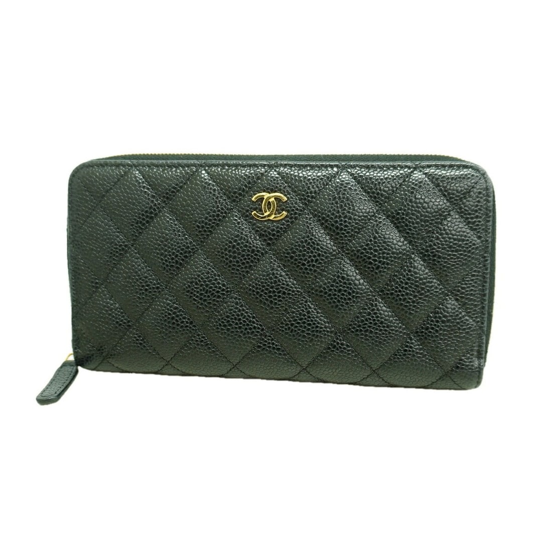 Chanel Matelassé Long Wallet, Caviar Leather, Black, Women's: --- Catalog ---Category: SizeSize (HxWxD): 10cm x 19.5cm x 2.5cm / 3.93'' x 7.67'' x 0.98''Category: DesignType: Long wallet (bi-fold)Color: BlackGender: WomenMaterial: Grained Calfskin Category: Gene