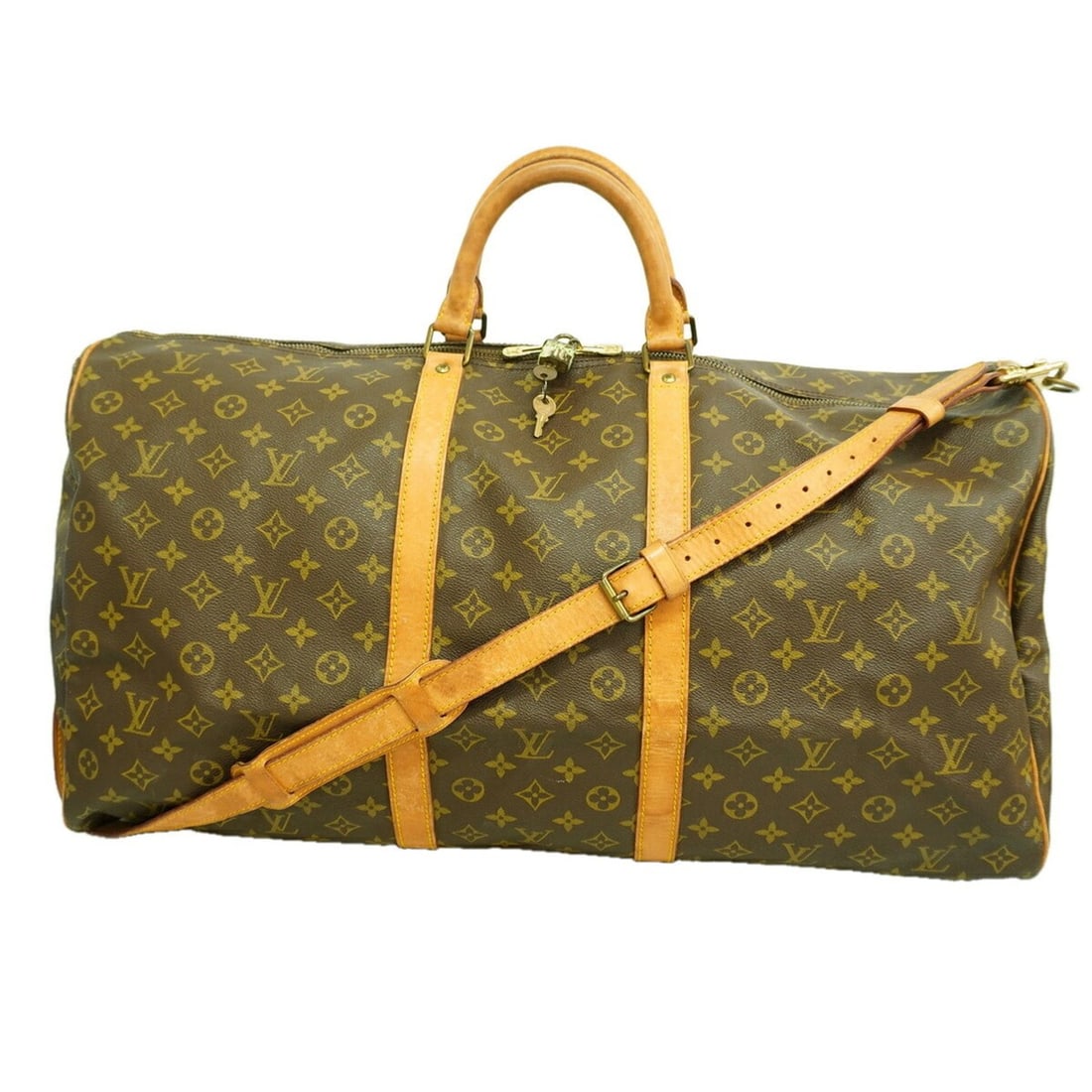 Louis Vuitton Bags - Boston Monogram Keepall Bandoulière 60 M41412 Brown Men's & Women's: --- Catalog ---Category: SizeSize (HxWxD): 32.5cm x 60.5cm x 26cm / 12.79'' x 23.81'' x 10.23''Category: DesignType: Boston bagColor: BrownGender: Men,WomenCategory: GeneralMPN: M41412Brand: Louis Vui