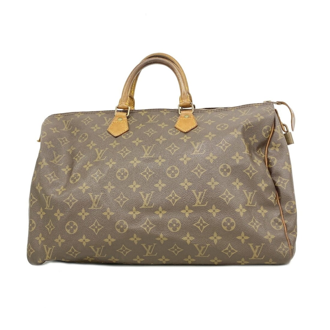 Louis Vuitton Monogram Speedy 40 Handbag M41106 Brown Women's P3537803 (1 of 14)
