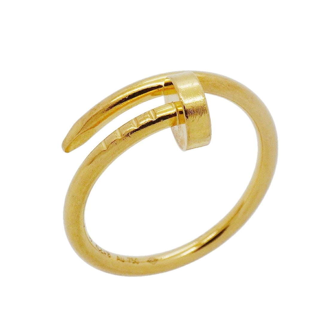 Cartier Juste un Clou Ring SM 18KYG Yellow Gold #49 Ladies P3528301: --- Catalog ---Category: SizeUS Size: 5Brand Size: 49Category: DesignType: Band ringGender: WomenMaterial: Yellow gold (18K)Category: GeneralBrand: Cartier--- Item List ---Section: ConditionRanking: R