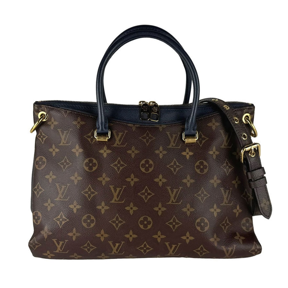 Louis Vuitton LOUIS VUITTON Handbag Shoulder Bag Monogram Pallas Canvas Marine M44042 z10950: --- Catalog ---Category: SizeSize (HxWxD): 25cm x 37cm x 15cm / 9.84'' x 14.56'' x 5.9''Category: DesignType: Handbag, Shoulder bagColor: MonogramMaterial: Monogram Category: GeneralMPN: M44042Brand: 