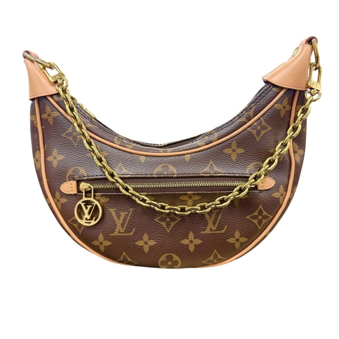 Louis Vuitton LOUIS VUITTON Shoulder Bag Monogram Loop Canvas Brown Women's M81098 z10982: --- Catalog ---Category: SizeSize (HxWxD): 13cm x 24cm x 5.5cm / 5.11'' x 9.44'' x 2.16''Category: DesignType: Shoulder bagColor: Brown, MonogramGender: WomenMaterial: Monogram Category: GeneralMPN: M