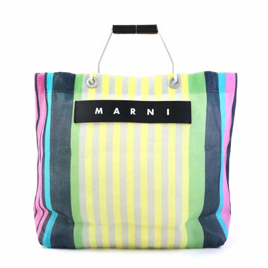 MARNI handbag, Flower Cafe design, nylon, leather, aluminum, multicolor, women's, h32499a: --- Catalog ---Category: SizeSize (HxWxD): 32cm x 32.5cm x 11cm / 12.59'' x 12.79'' x 4.33''Category: DesignType: HandbagColor: Multi-colorGender: WomenMaterial: Nylon , Leather , Aluminum Category: G