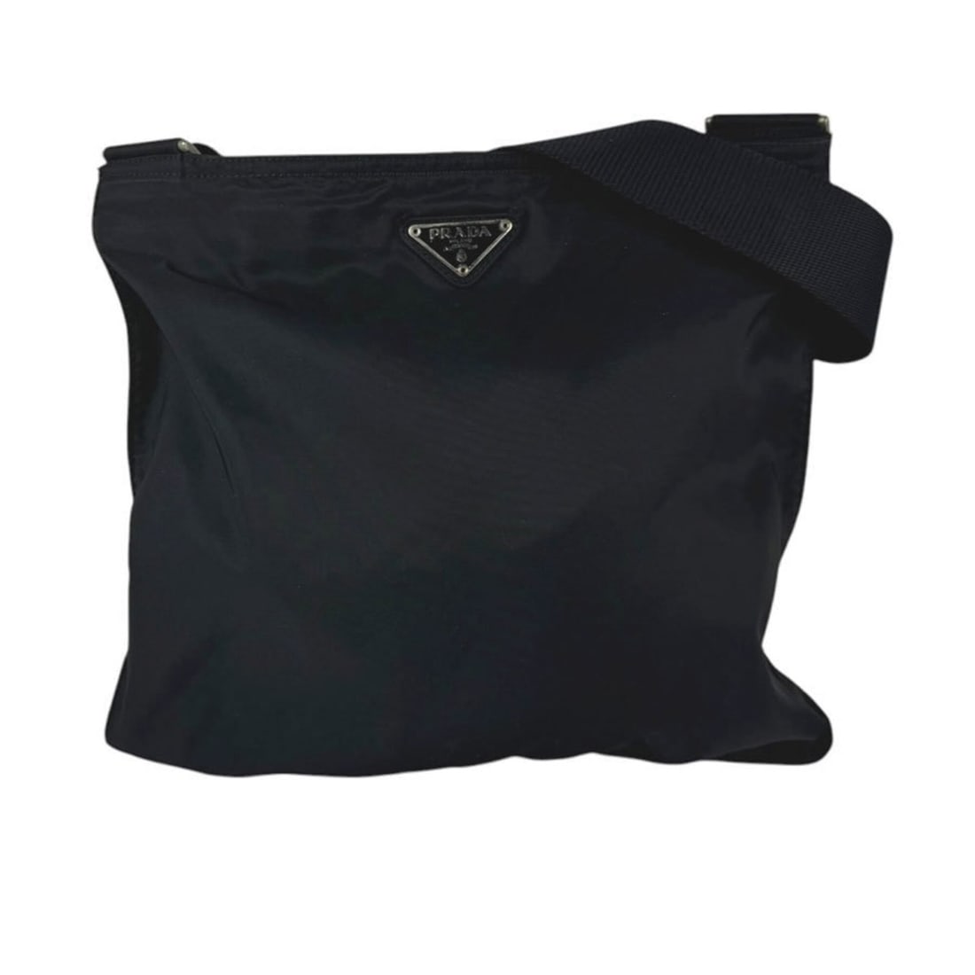 Prada PRADA Shoulder Bag, Nylon, Black, Men's & Women's, z11020 (1 of 20)