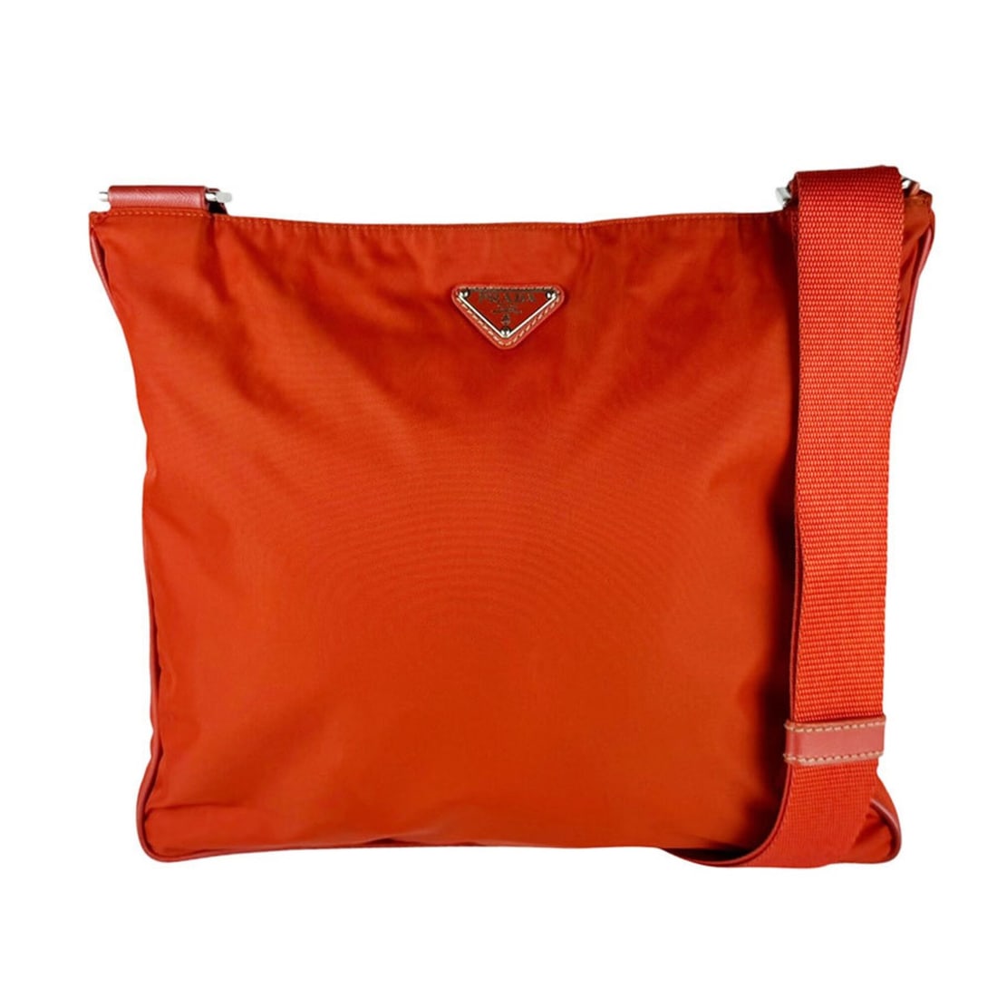 Prada PRADA Shoulder Bag, Nylon, Orange, Men's/Women's, z11077: --- Catalog ---Category: SizeSize (HxWxD): 30cm x 34cm x 3cm / 11.81'' x 13.38'' x 1.18''Category: DesignType: Shoulder bagColor: OrangeGender: Men,WomenMaterial: Nylon Category: GeneralBrand: PradaCo