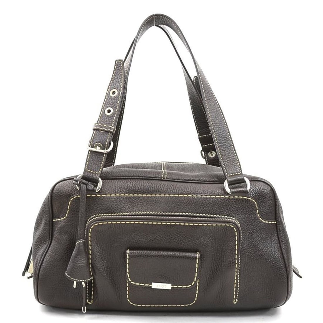 Tod's handbag, leather, brown, women's, 56818k: --- Catalog ---Category: SizeSize (HxWxD): 18cm x 32cm x 14cm / 7.08'' x 12.59'' x 5.51''Category: DesignType: HandbagColor: BrownGender: WomenMaterial: Leather Category: GeneralBrand: Tod's--- Item L