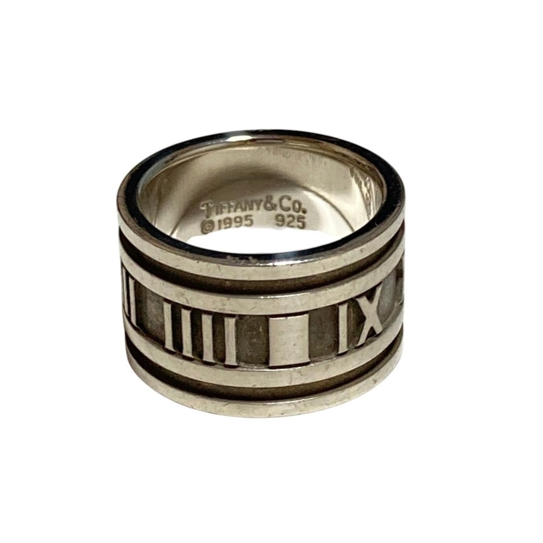 TIFFANY & Co. Atlas Wide Ring, 925 Sterling Silver, Size 1 (approx.), Women's: --- Catalog ---Category: SizeJP Size: 11US Size: 6Category: DesignType: Band ringColor: SilverGender: WomenMaterial: Silver 925Category: GeneralBrand: Tiffany--- Item List ---Section: ConditionRanking