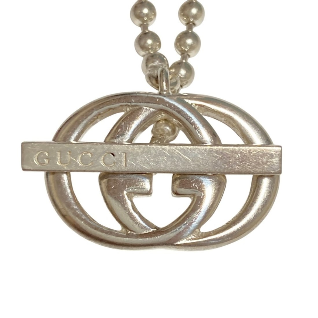 GUCCI Interlocking G Lariat Necklace Choker, 925 Silver, Women's: --- Catalog ---Category: SizePendant Size: 2mm x 2.3mm / 0.07'' x 0.09''Neck Circumference: 28 cm / 11.02''Category: DesignColor: SilverGender: WomenNecklace Type: NecklaceCategory: GeneralBrand: Gucc