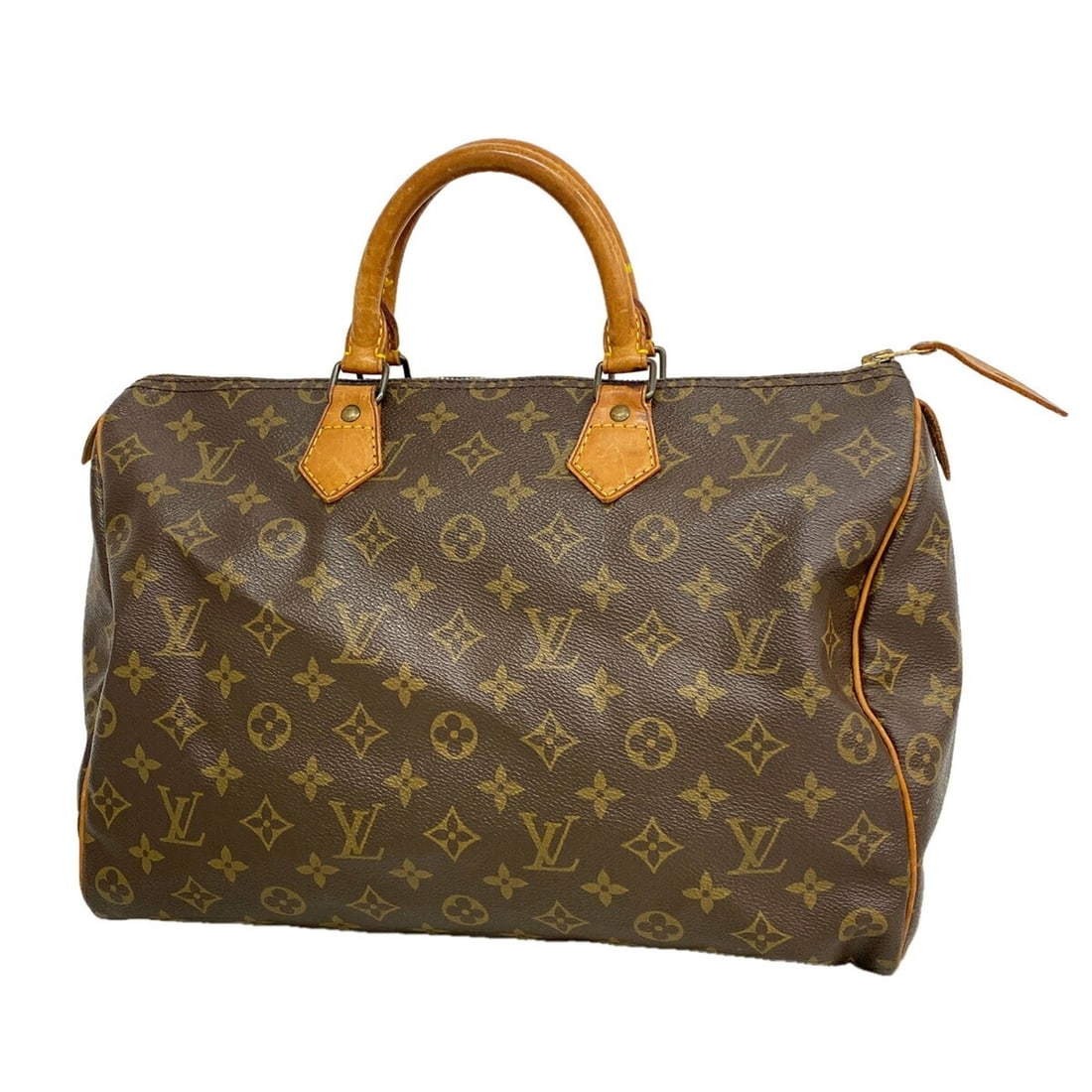 Louis Vuitton Monogram Speedy 35 Handbag M41107 Brown Women's P3556520 (1 of 13)