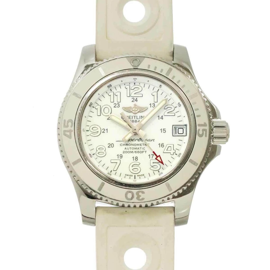 Breitling Superocean II 36 A17312 Women's Watch, Date, White, Automatic Movement (1 of 20)
