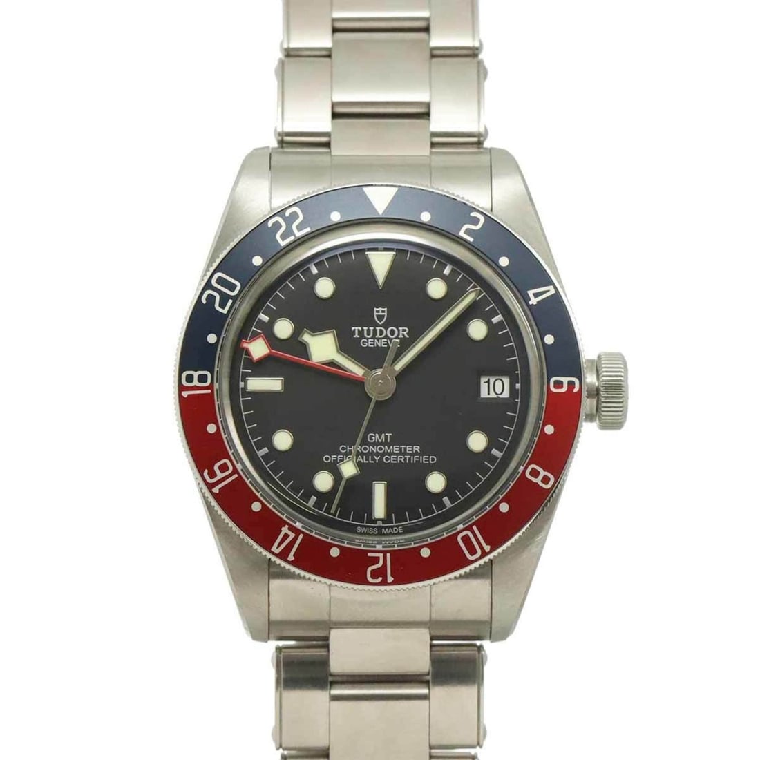 Tudor Heritage Black Bay GMT 79830RB Men's Watch, Date, Black, Automatic Movement: --- Catalog ---Category: SizeWrist Size: 20.5cm / 8.07''Case Diameter: 41mm / 1.61''Category: DesignType: WristwatchGender: MenColor (Dial): BlackMaterial (Band): Stainless steelMaterial (Case): Stain