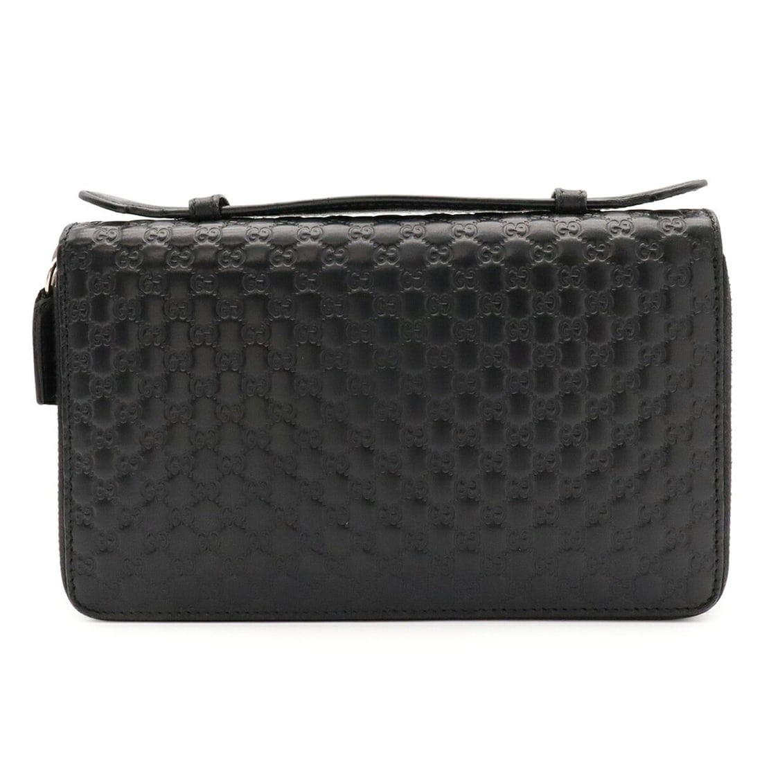 GUCCI Microguccissima Travel Case Clutch Bag Second Organizer Long Wallet Leather Black 449246: --- Catalog ---Category: SizeSize (HxWxD): 13cm x 21cm x 4cm / 5.11'' x 8.26'' x 1.57''Category: DesignType: Long wallet (bi-fold)Color: BlackGender: MenMaterial: Leather Category: GeneralMPN: 449246B