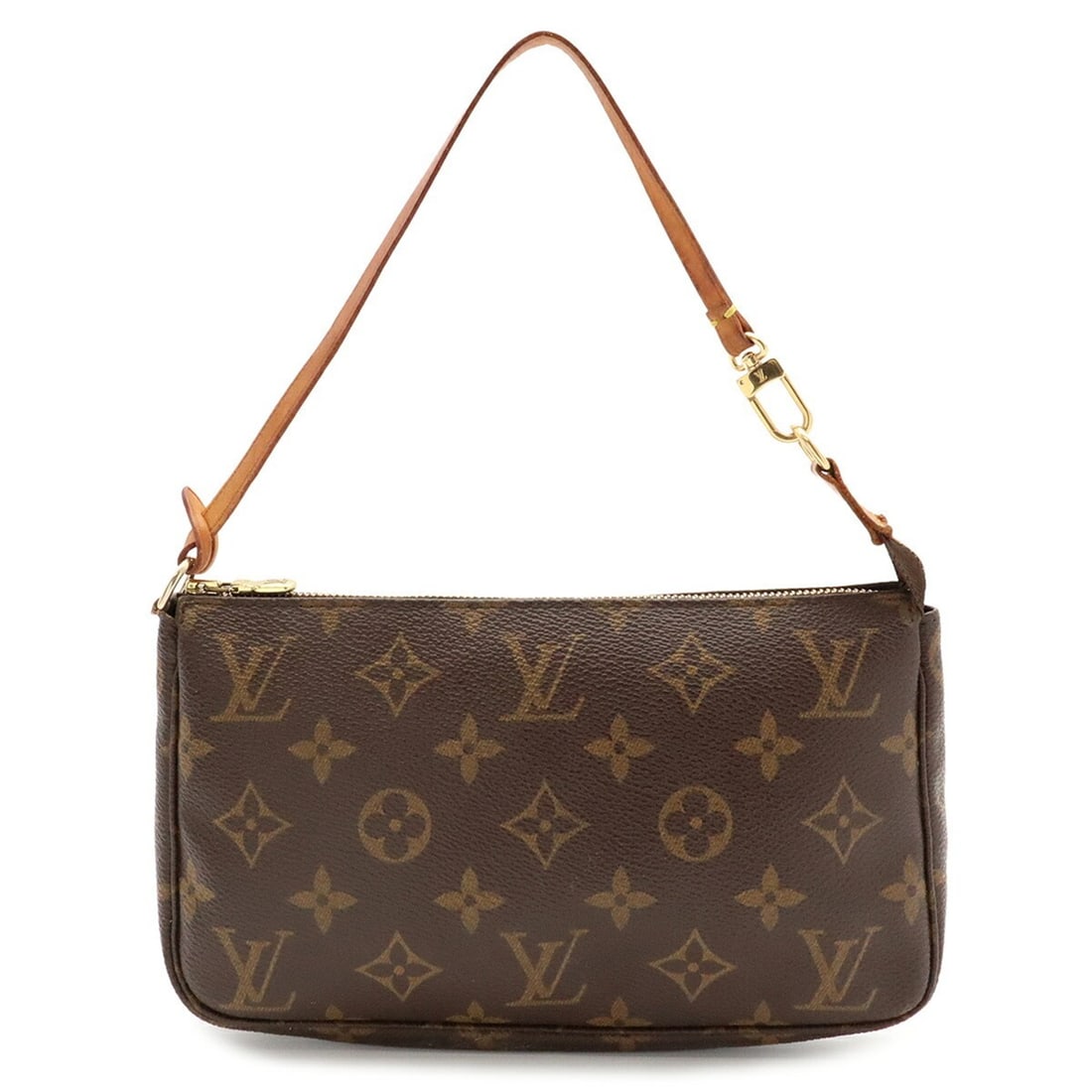 LOUIS VUITTON Louis Vuitton Monogram Pochette Accessoires Handbag Pouch - Bag M51980: --- Catalog ---Category: SizeSize (HxWxD): 13cm x 21.5cm x 4cm / 5.11'' x 8.46'' x 1.57''Category: DesignType: Handbag, Pochette, PouchColor: Brown, MonogramGender: WomenMaterial: Monogram Category: G
