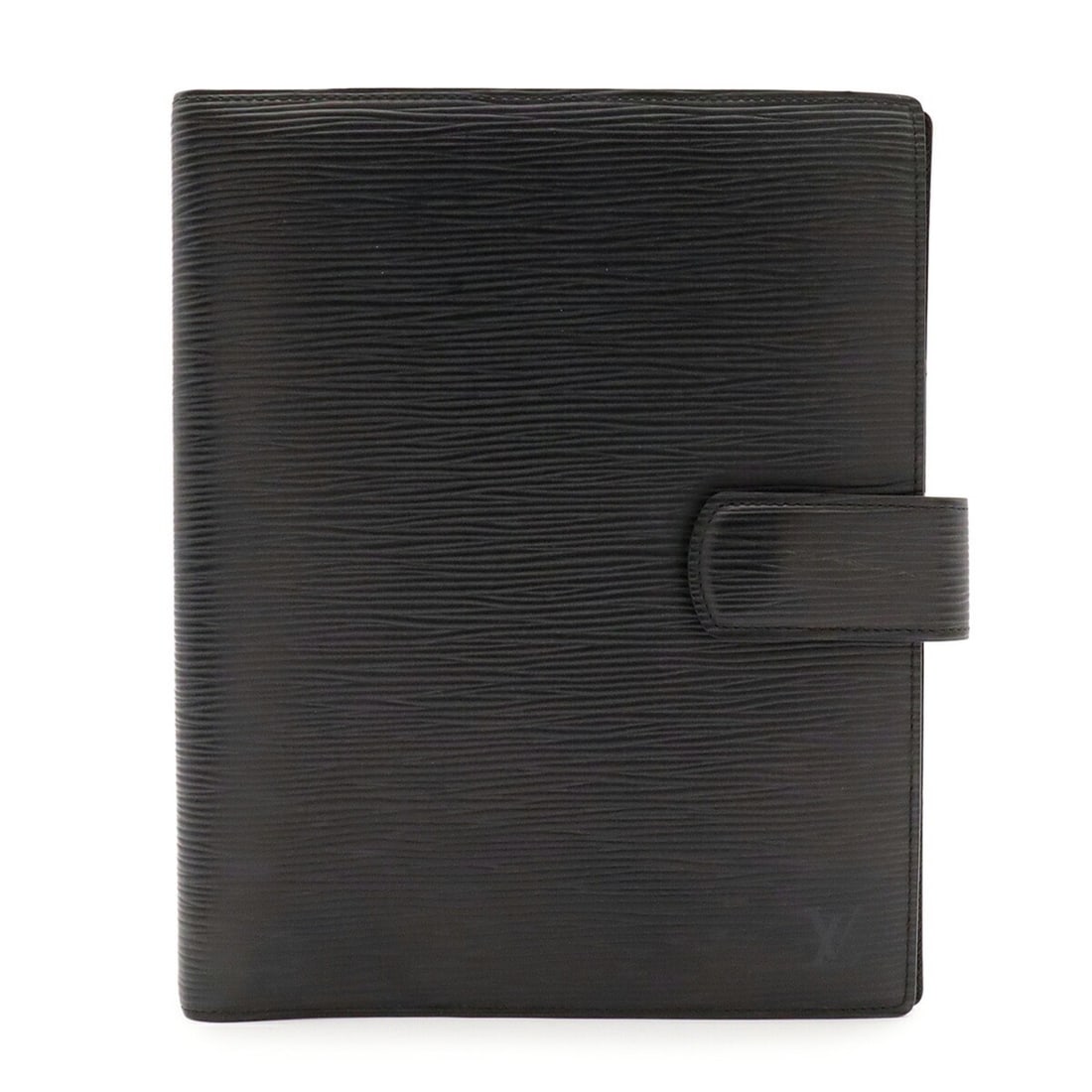 LOUIS VUITTON Epi Agenda GM Notebook Cover, 6-ring binder, Leather, Noir Black (R20212): --- Catalog ---Category: DesignColor: Black, NoirGender: Men,WomenMaterial: Epi leather Ring Mechanism Type: 6 holesCategory: GeneralMPN: R20212Brand: Louis VuittonCategory: Physical PropertiesSize (H
