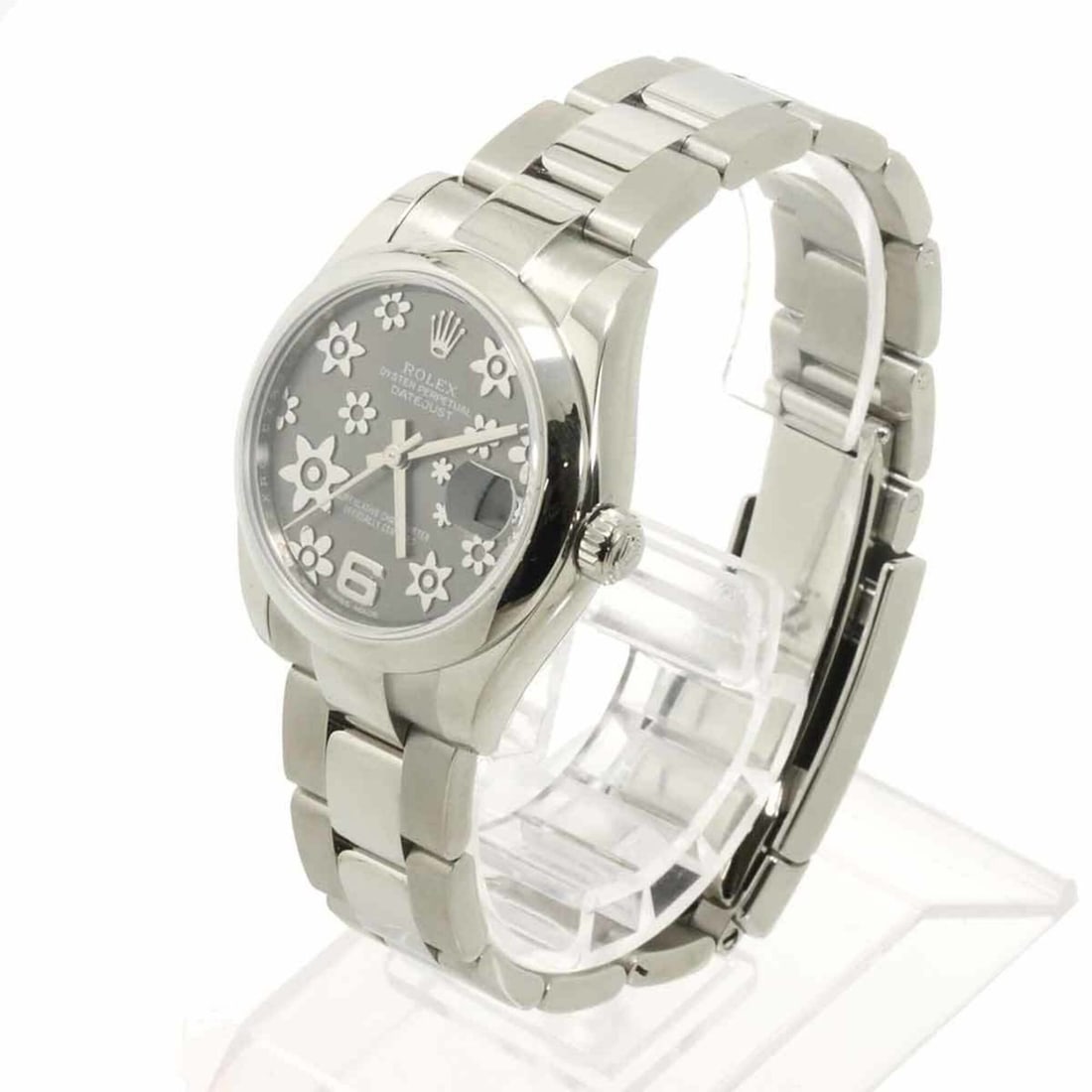 Rolex Datejust 178240 Random Serial Number Roulette Boys' Watch Gray Flower Automatic (1 of 10)