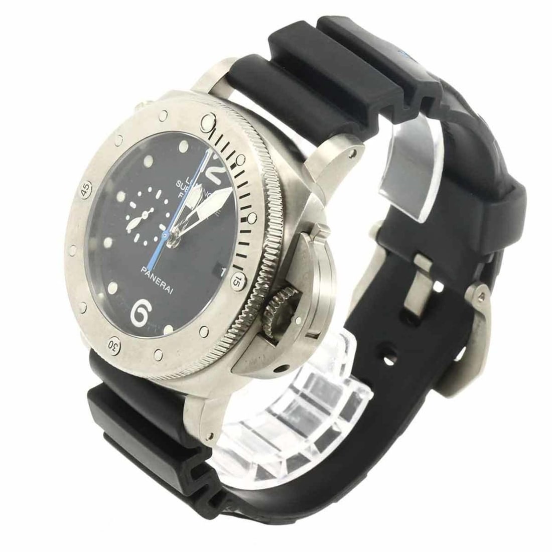 Panerai Luminor 1950 Submersible 3 Days Titanio PAM00614 Men's Watch Date Power Reserve Black (1 of 15)