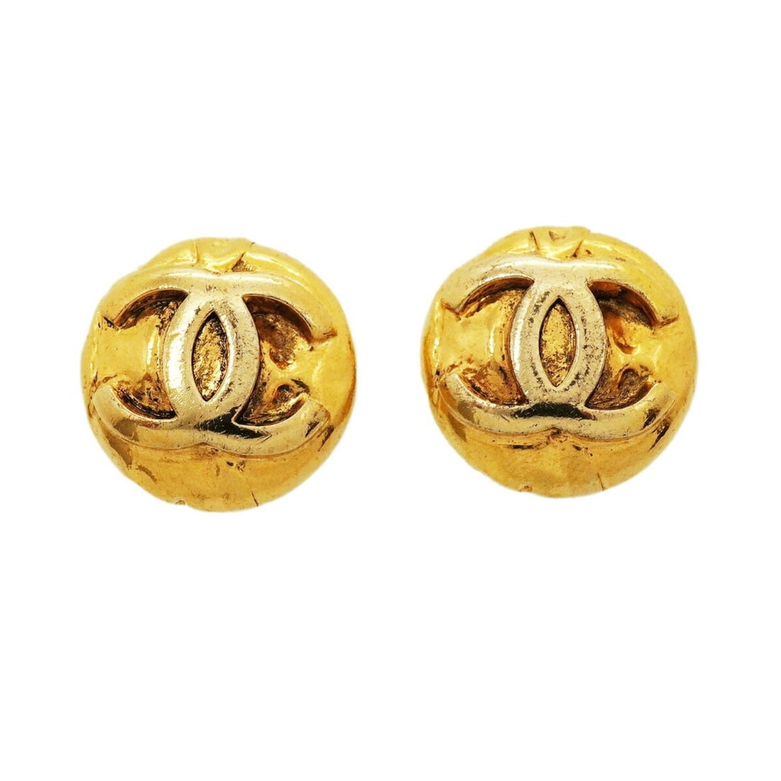 Chanel Earrings, Coco Mark Circle, GP Plated Gold, Women's: --- Catalog ---Category: SizeSize (HxWxD): 20.00mm x 20.00mm / 0.79'' x 0.79''Category: DesignType: Clip earringsColor: GoldGender: WomenMaterial: Gold platingCategory: GeneralBrand: Chanel--- Item Li
