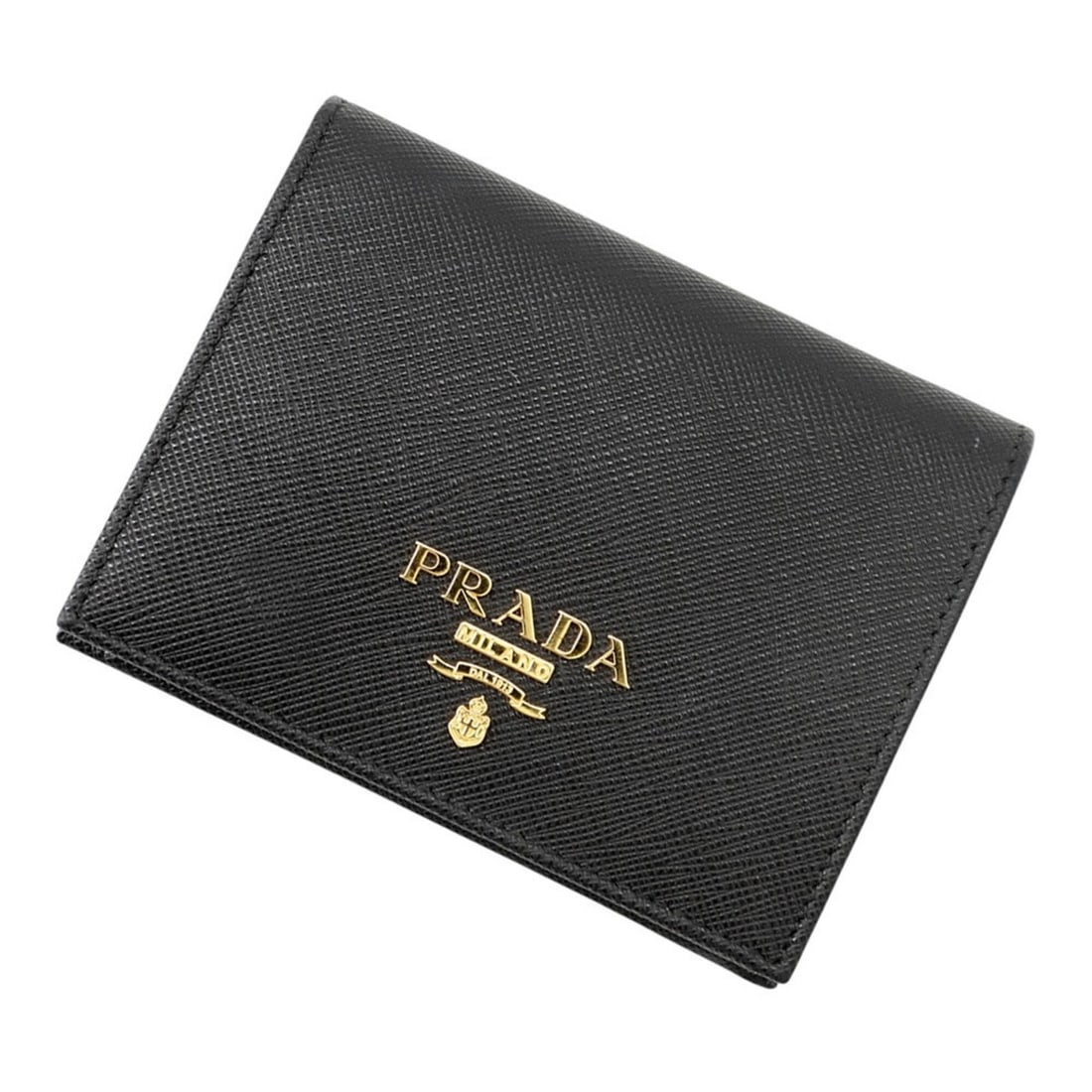 Prada bi-fold wallet, Saffiano leather, multicolor, compact 1MV204, PRADA, black, PRADA WALLET: --- Catalog ---Category: SizeSize (HxWxD): 9cm x 11.5cm / 3.54'' x 4.52''Category: DesignType: Wallet (bi-fold)Color: Black, Red colorGender: WomenMaterial: Leather Category: GeneralBrand: PradaCountr
