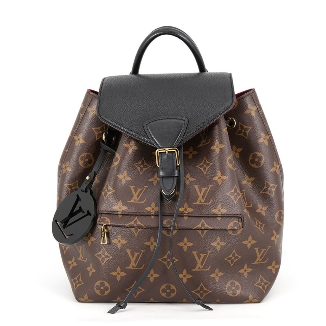 Louis Vuitton Monogram Montsouris NM PM Backpack M45515 LOUIS VUITTON Handbag Black: --- Catalog ---Category: SizeWeight: 710g / 1.56lb.Size (HxWxD): 28.5cm x 22cm x 15cm / 11.22'' x 8.66'' x 5.9''Category: DesignType: Backpack, HandbagColor: Black, Bordeaux, Monogram, NoirGender: Wom