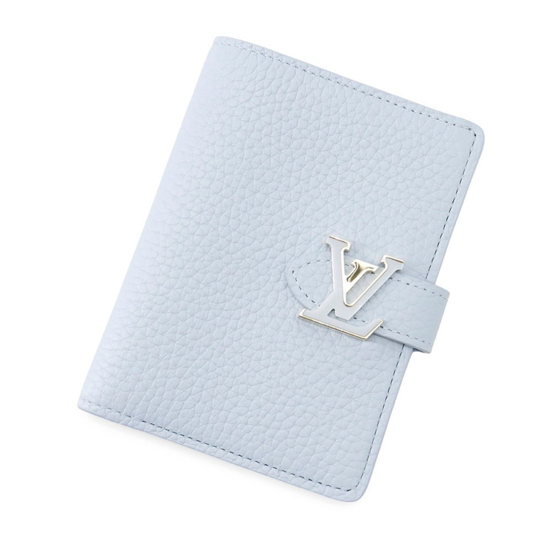 Louis Vuitton Bi-fold Wallet, Taurillon Leather, LV Vertical Wallet Compact M83572, Folding LOUIS (1 of 10)