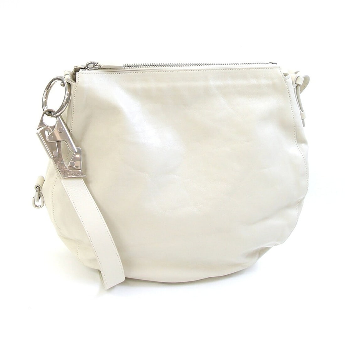 Burberry Shoulder Bag Medium Night 8081734 Ivory Leather Crossbody Women's BURBERRY: --- Catalog ---Category: SizeSize (HxWxD): 31cm x 36cm x 12cm / 12.2'' x 14.17'' x 4.72''Category: DesignType: Shoulder bagColor: IvoryGender: WomenMaterial: Leather Category: GeneralBrand: BurberryCo