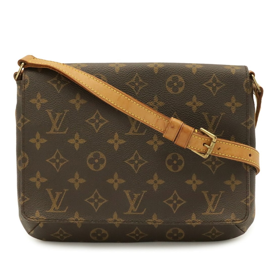 LOUIS VUITTON Louis Vuitton Monogram Musette Tango Short Shoulder Bag M51257 (1 of 15)