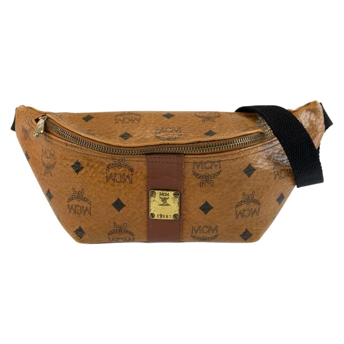 MCM Visetos Brown Gold Hardware Body Bag Waist Pouch Bum for Women: --- Catalog ---Category: SizeSize (HxWxD): 13cm x 30cm x 5cm / 5.11'' x 11.81'' x 1.96''Category: DesignType: Pouch, Sling bagColor: BrownGender: WomenMaterial: PVC Hardware Color: GoldCategory: Gener