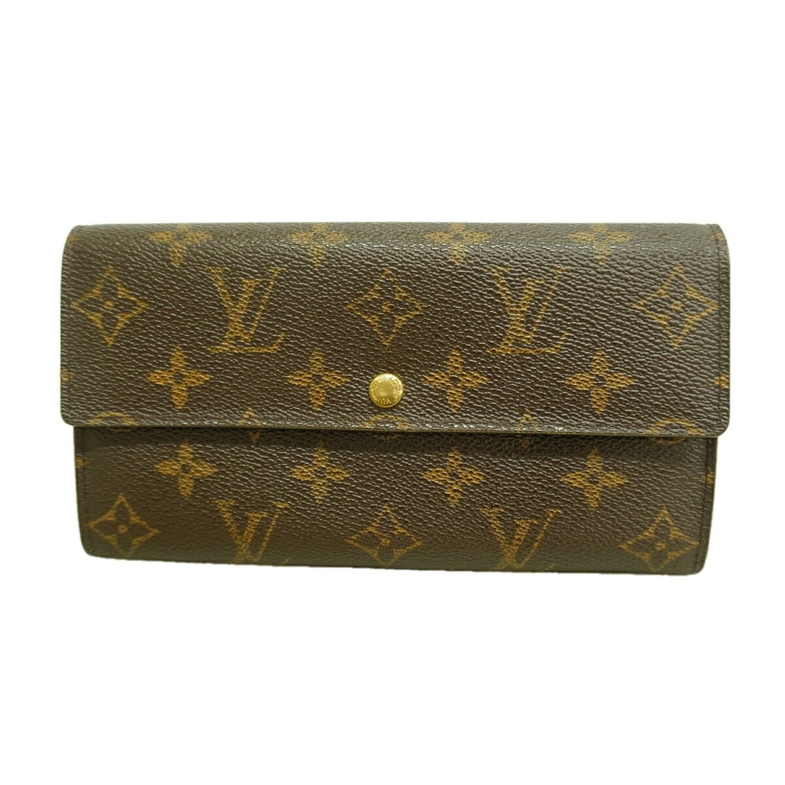 Louis Vuitton Monogram Pochette Portemonnaie Credit Long Wallet M61725 Brown Women's: --- Catalog ---Category: SizeSize (HxWxD): 10.5cm x 18.5cm x 4cm / 4.13'' x 7.28'' x 1.57''Category: DesignType: Long wallet (bi-fold)Color: BrownGender: WomenCategory: GeneralMPN: M61725Brand: Louis 